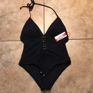 Black Bongo New With Tags XXL Bathing Suit New Tie